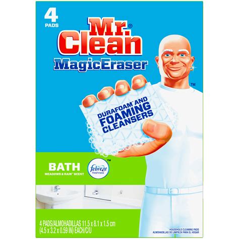 Experience the magic: Cleaning your shower with Mr. Clean Magic Eraser